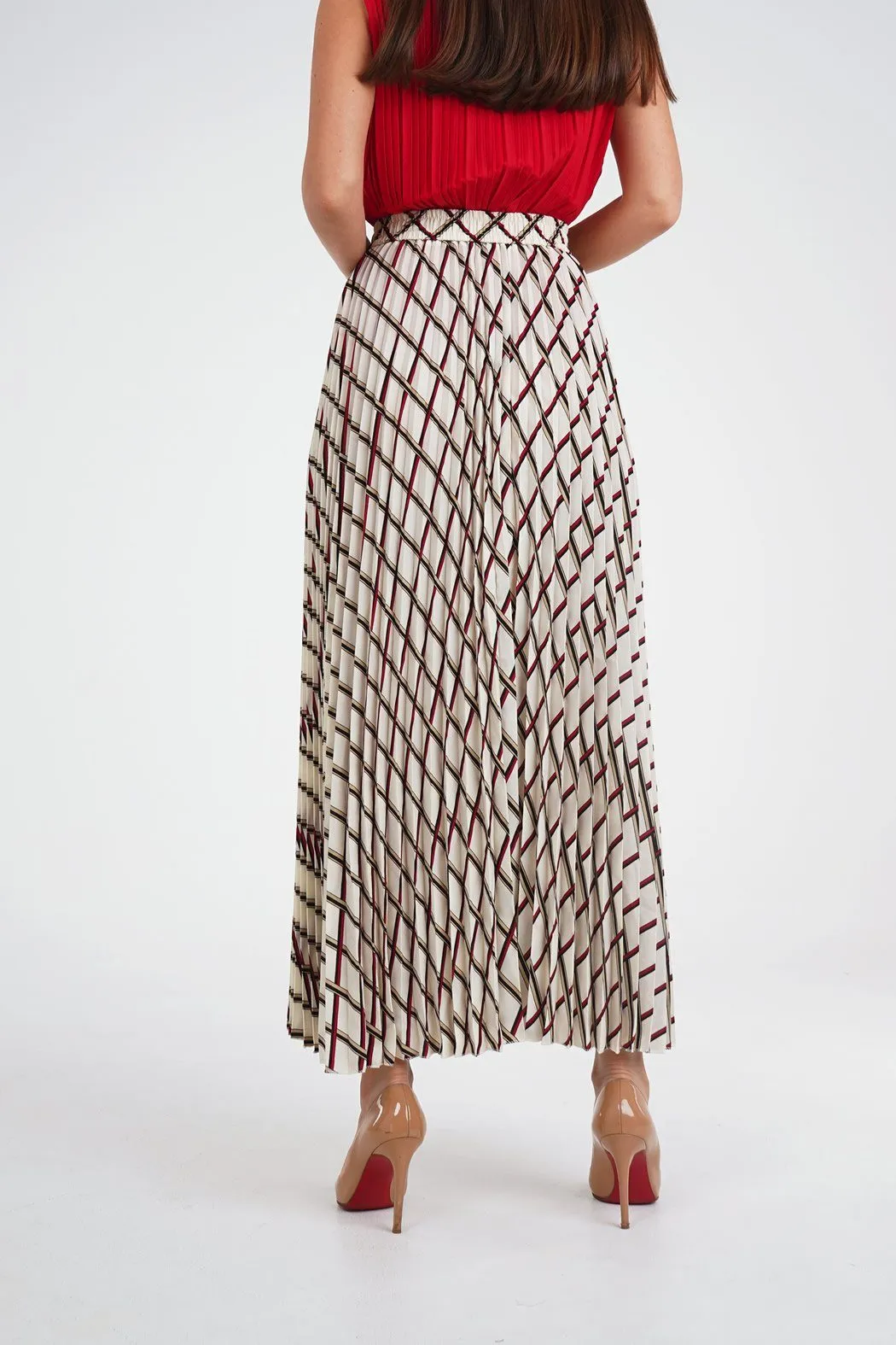 Salenia A-Line Printed Skirt