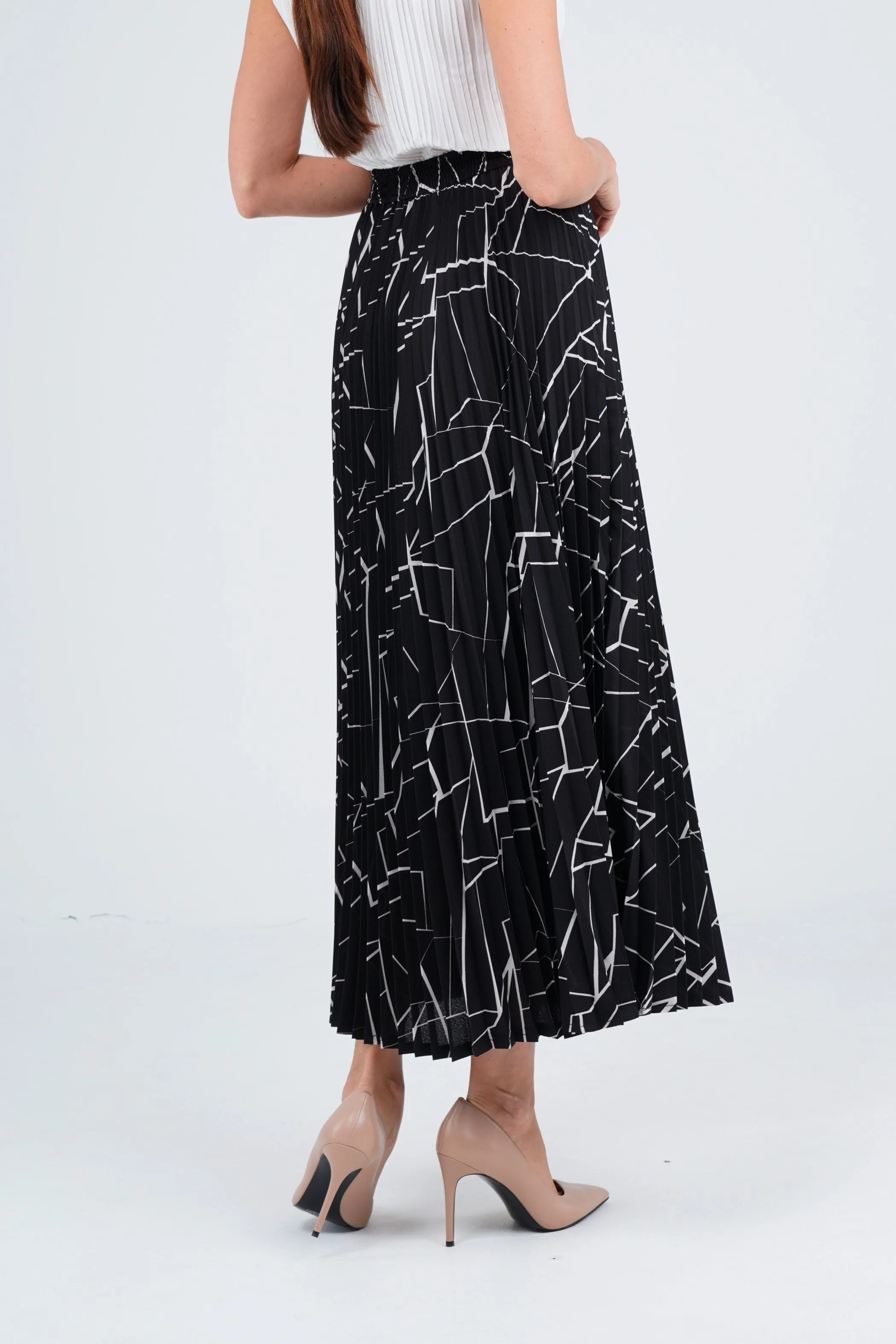 Salenia A-Line Printed Skirt