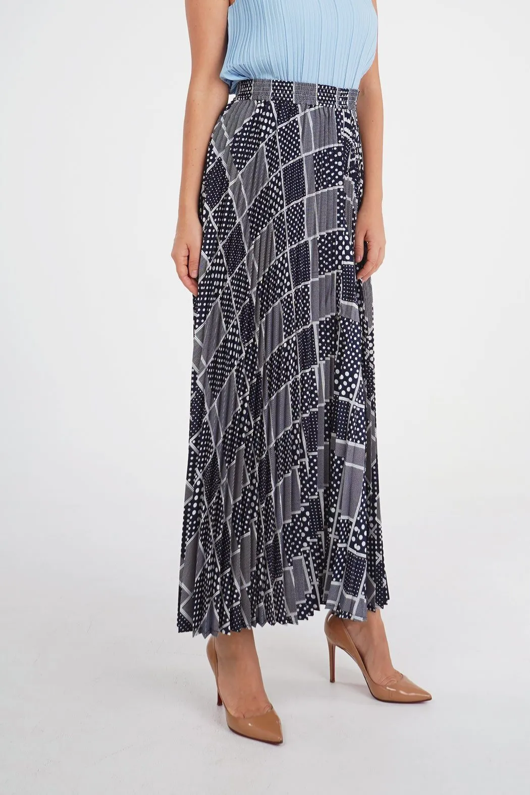 Salenia A-Line Printed Skirt