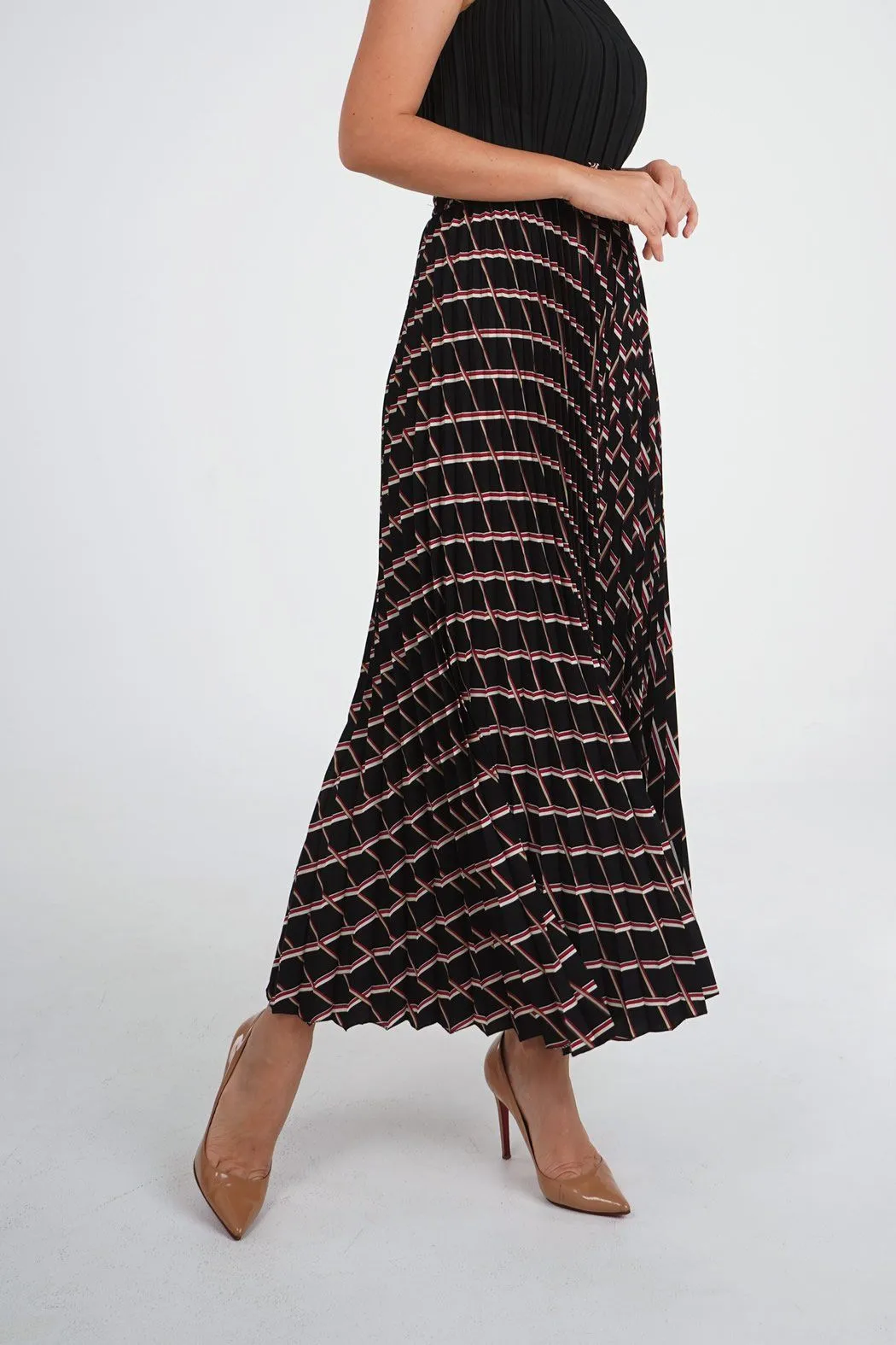 Salenia A-Line Printed Skirt