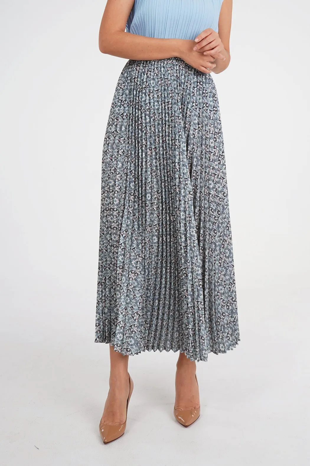 Salenia A-Line Printed Skirt