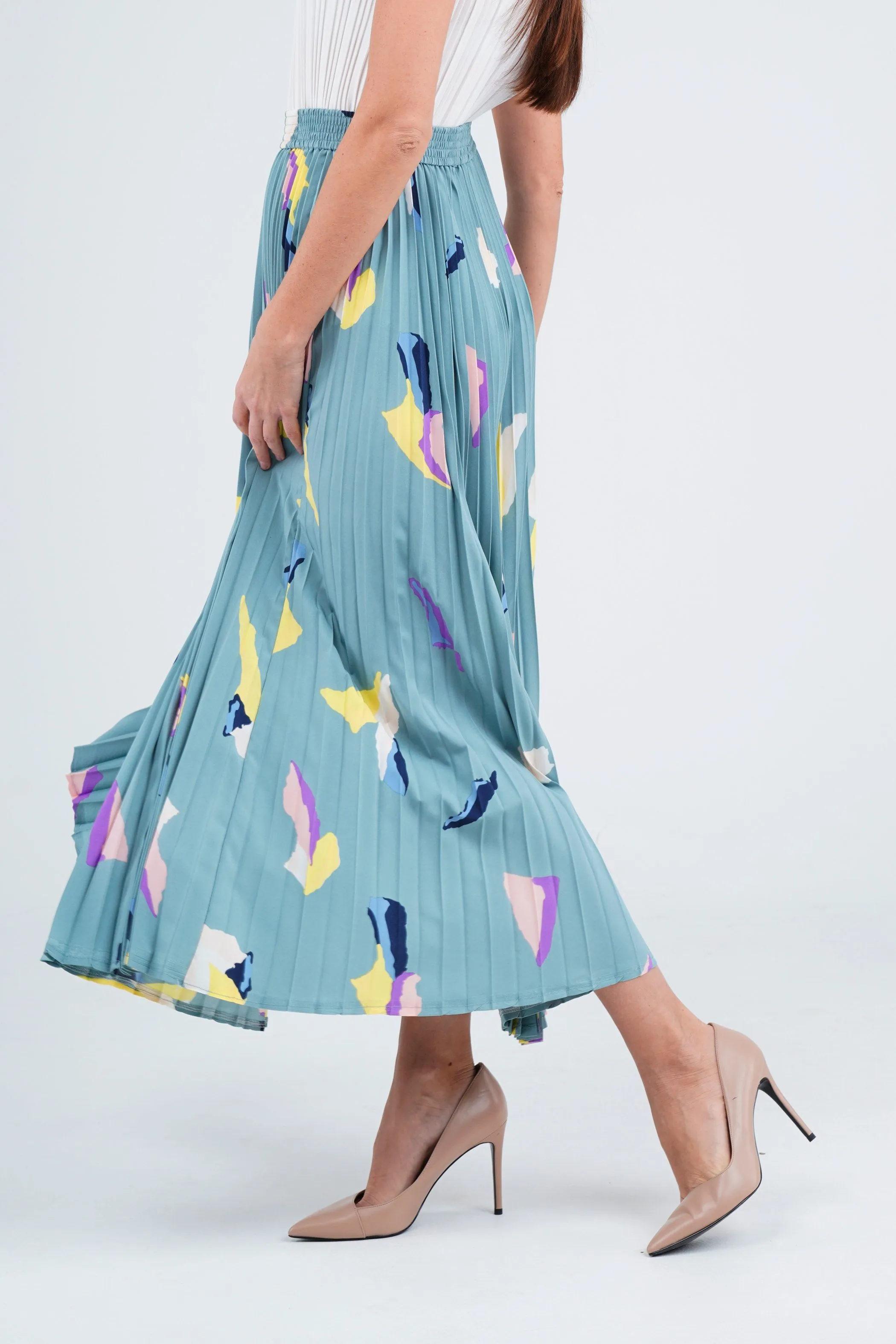 Salenia A-Line Printed Skirt