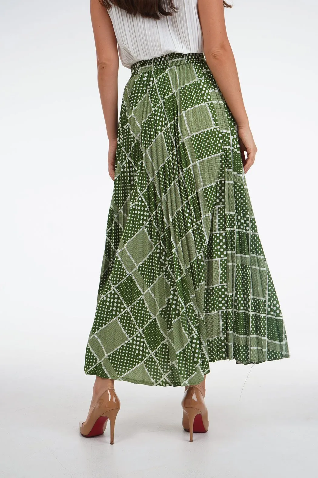 Salenia A-Line Printed Skirt