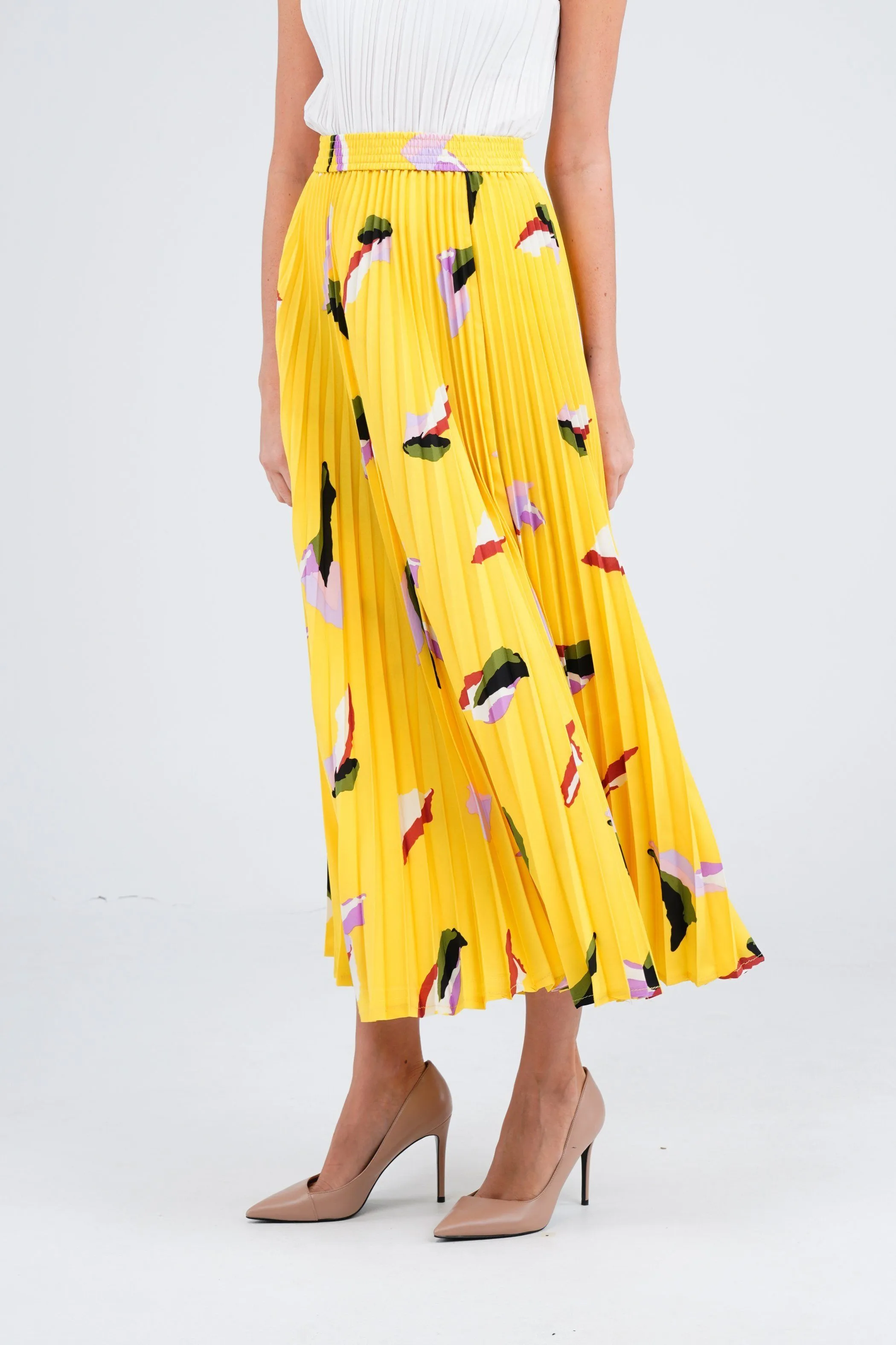 Salenia A-Line Printed Skirt