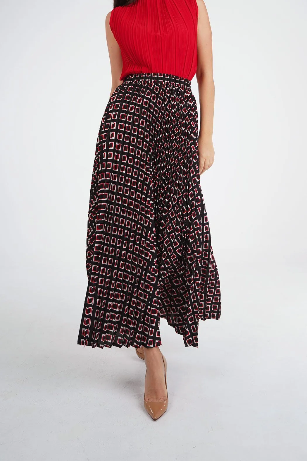 Salenia A-Line Printed Skirt