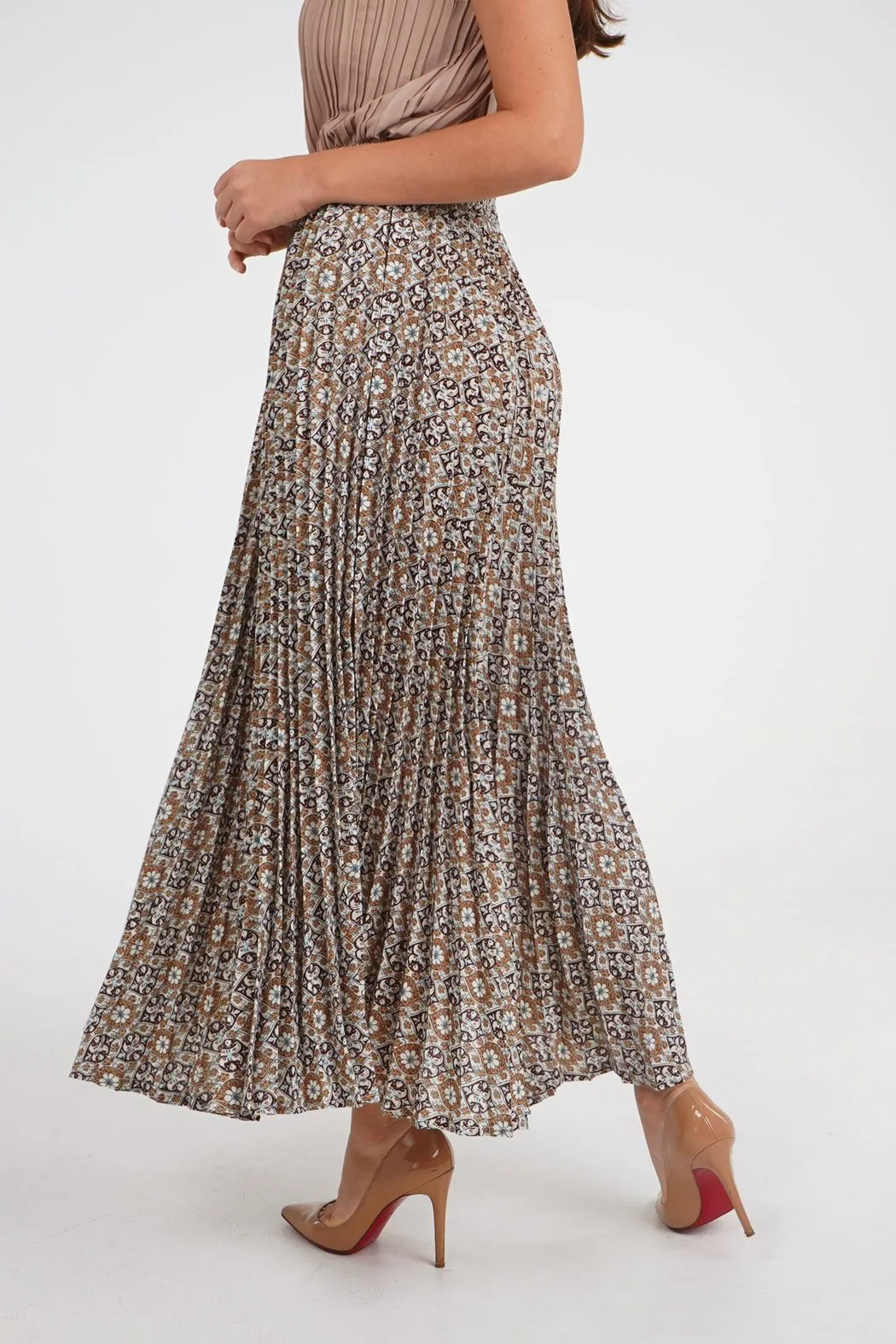 Salenia A-Line Printed Skirt