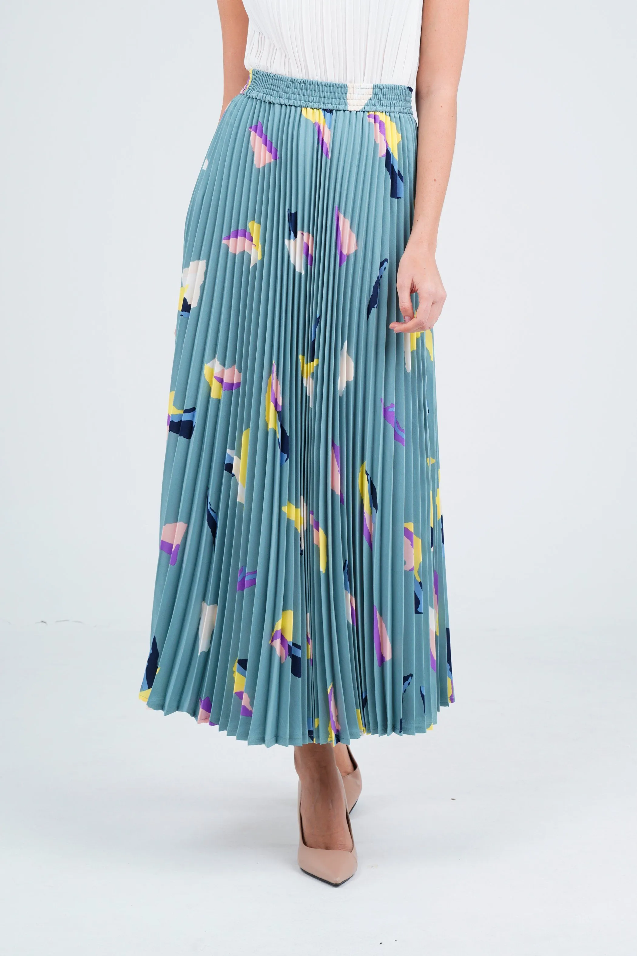 Salenia A-Line Printed Skirt