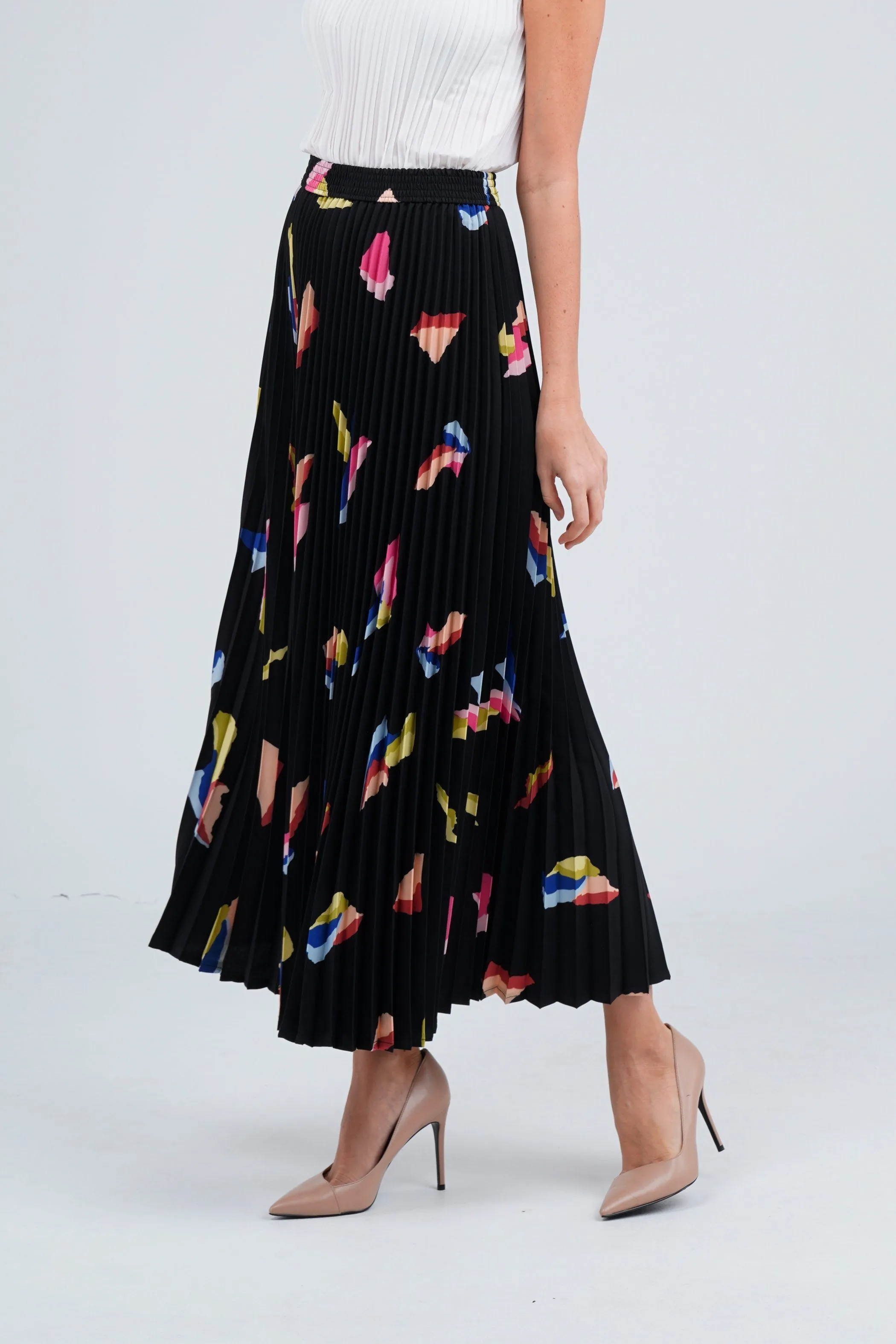 Salenia A-Line Printed Skirt