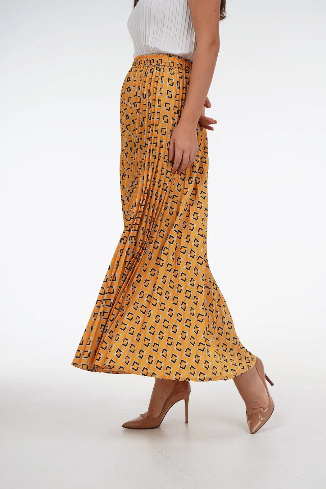 Salenia A-Line Printed Skirt