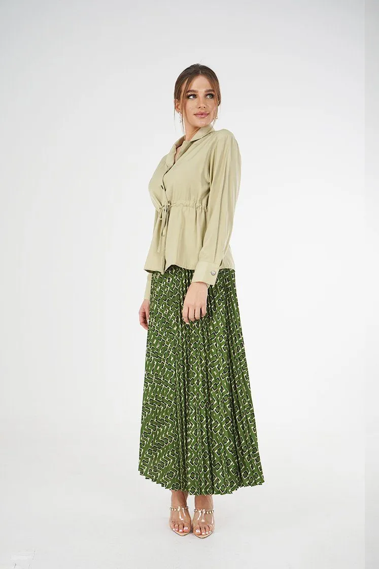 Salenia A-Line Printed Skirt