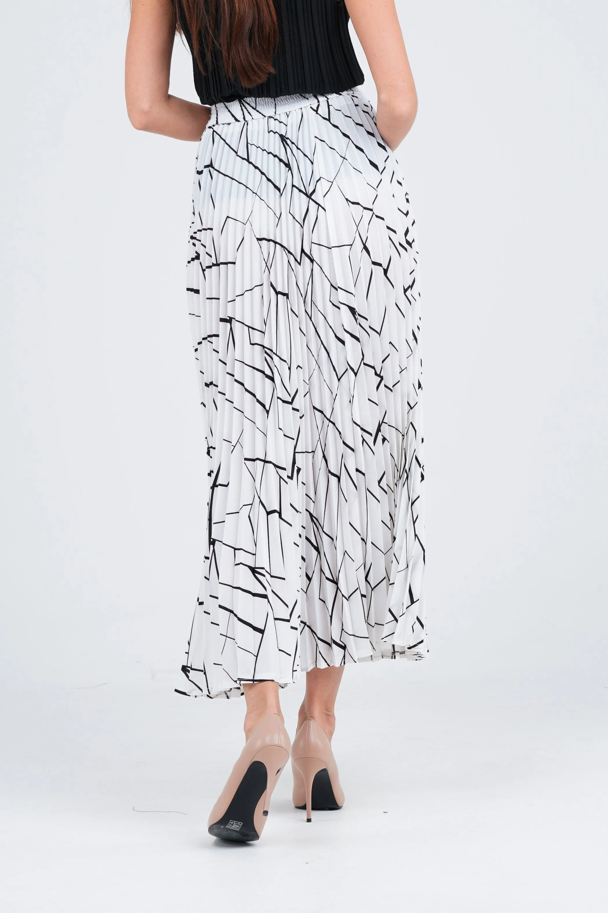 Salenia A-Line Printed Skirt