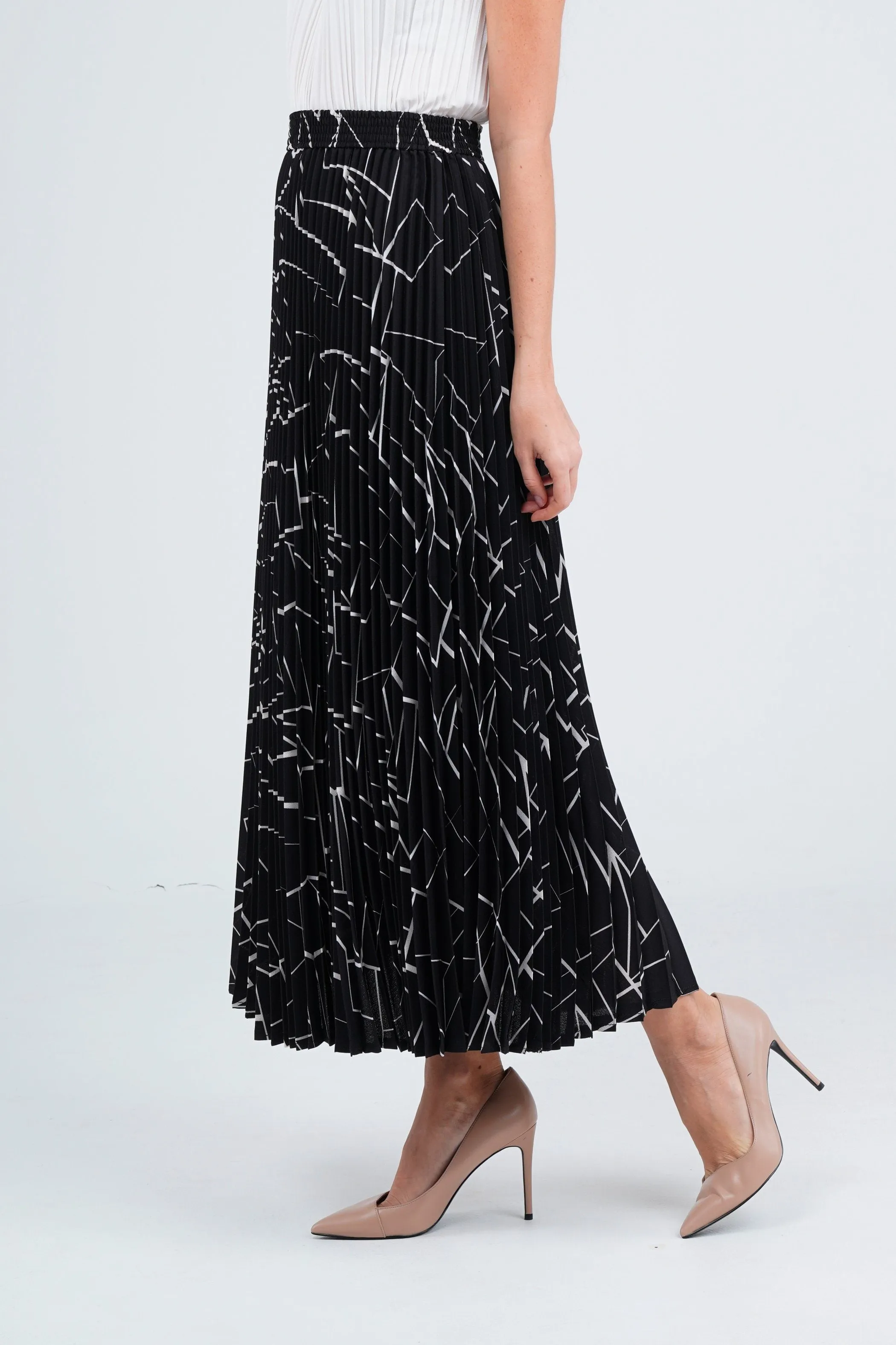 Salenia A-Line Printed Skirt