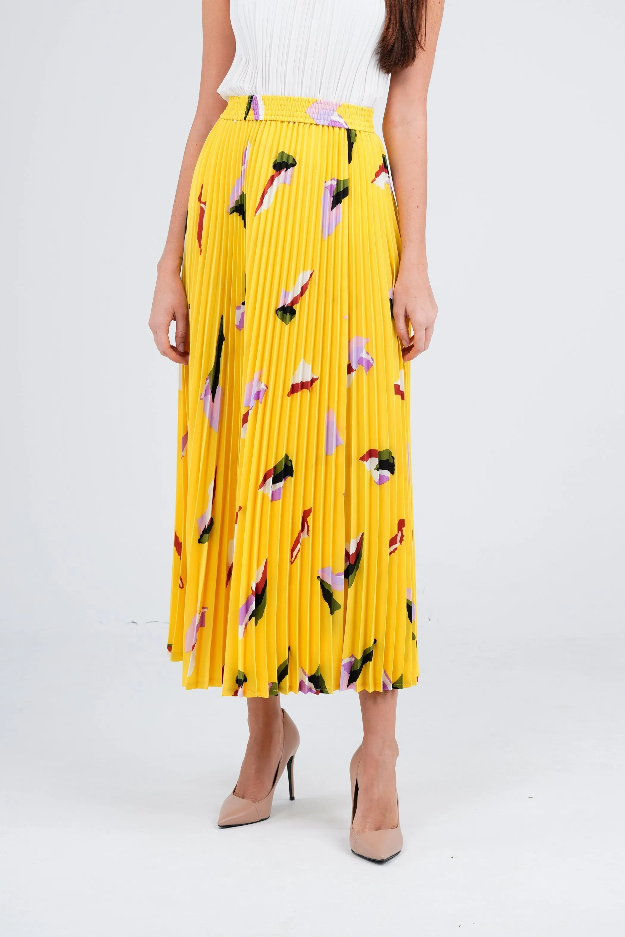Salenia A-Line Printed Skirt