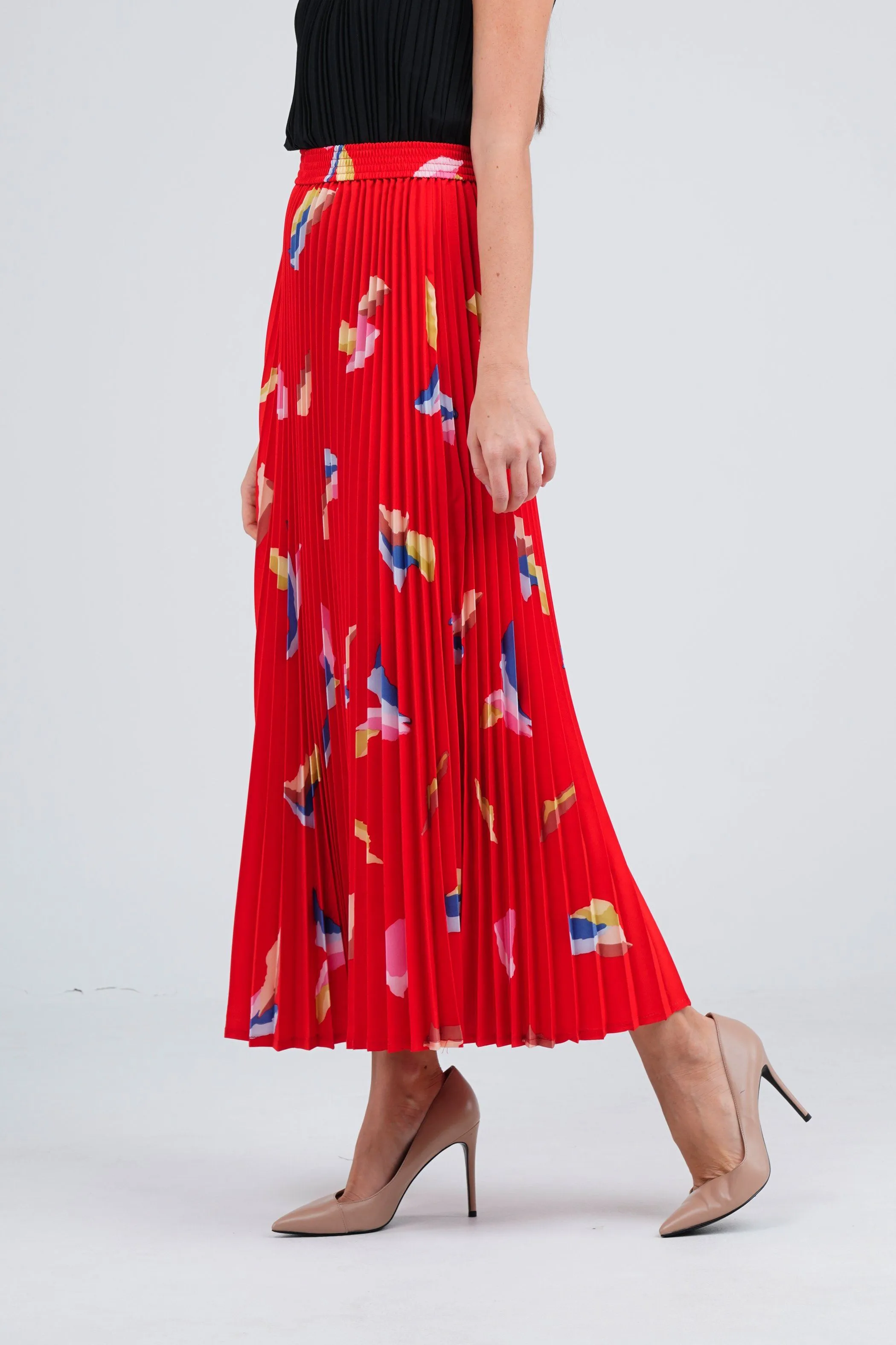 Salenia A-Line Printed Skirt