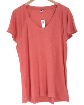 Soft Autumn Aspen V-Neck Linen Tunic Tee