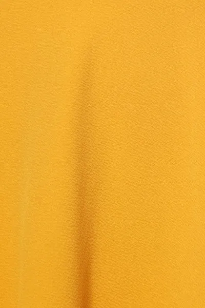 Solid high waisted A-line knee length skirt