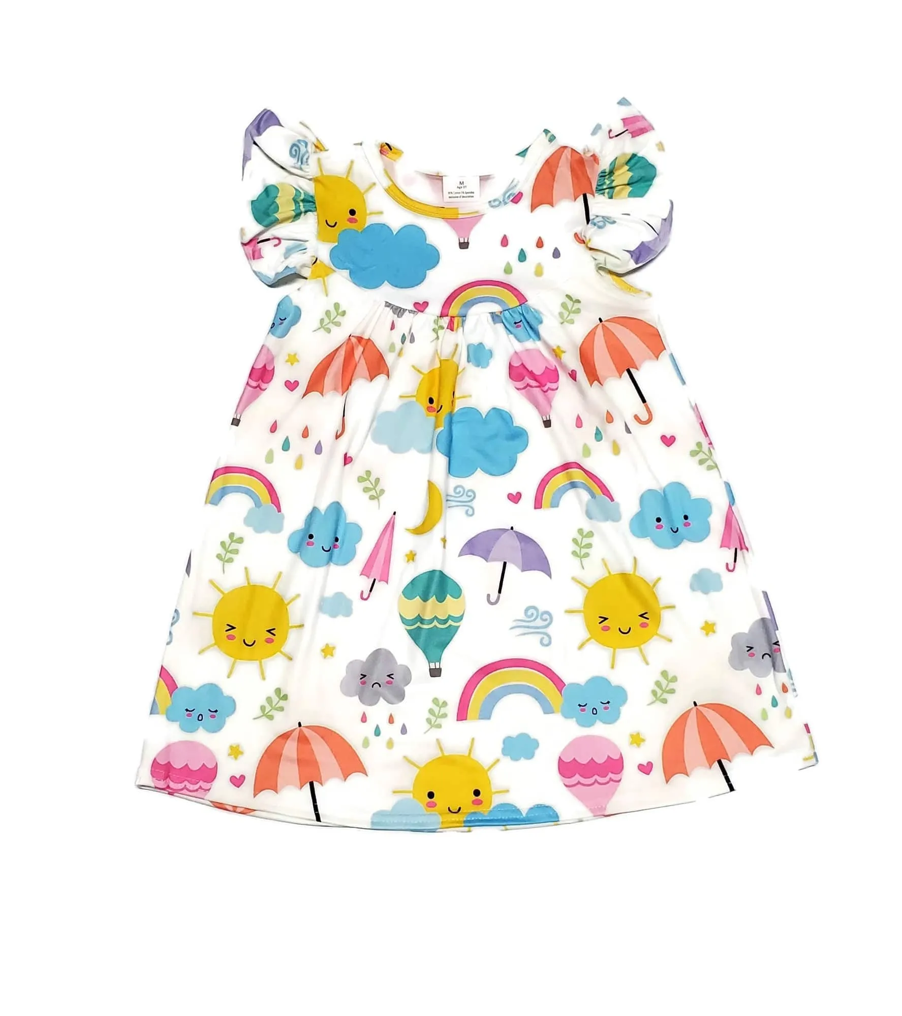 Spring Friends Milk Silk Flutter Dress