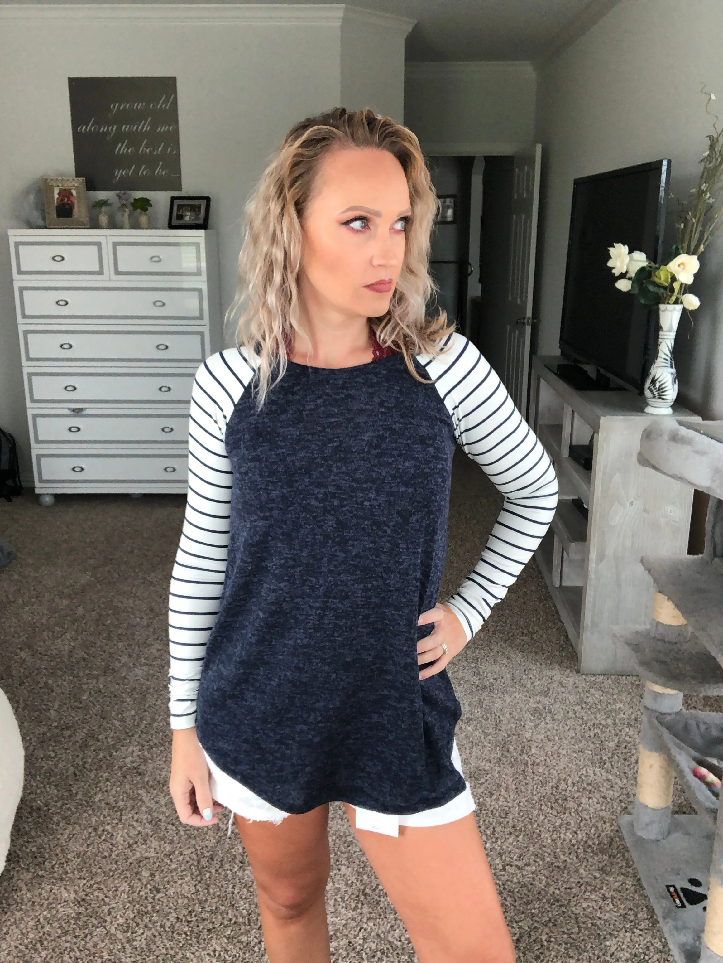 Striped Sleeved Best Seller Tunic