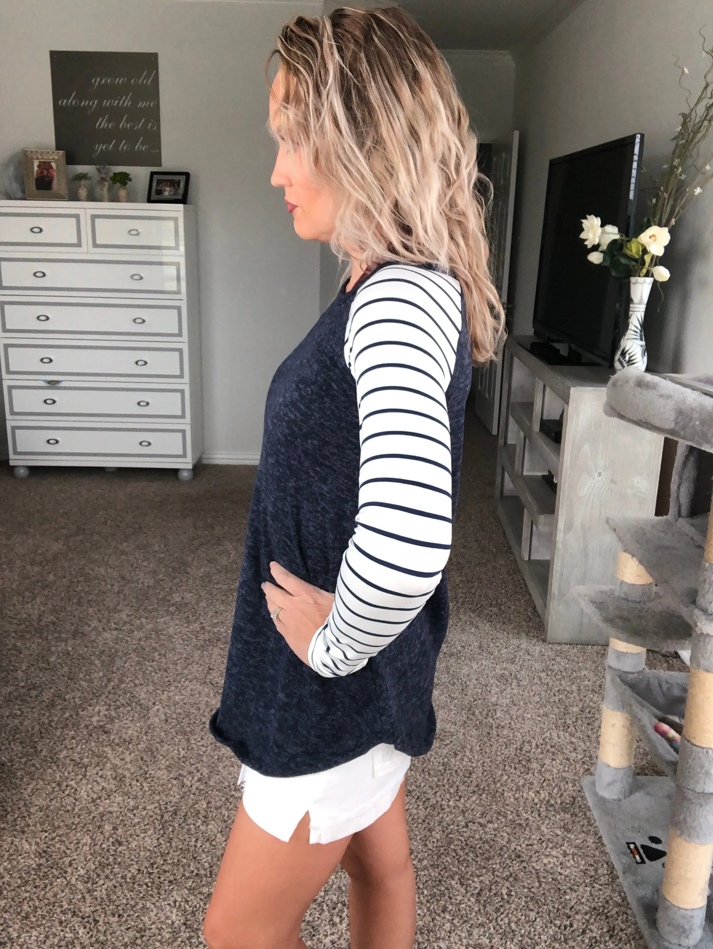 Striped Sleeved Best Seller Tunic