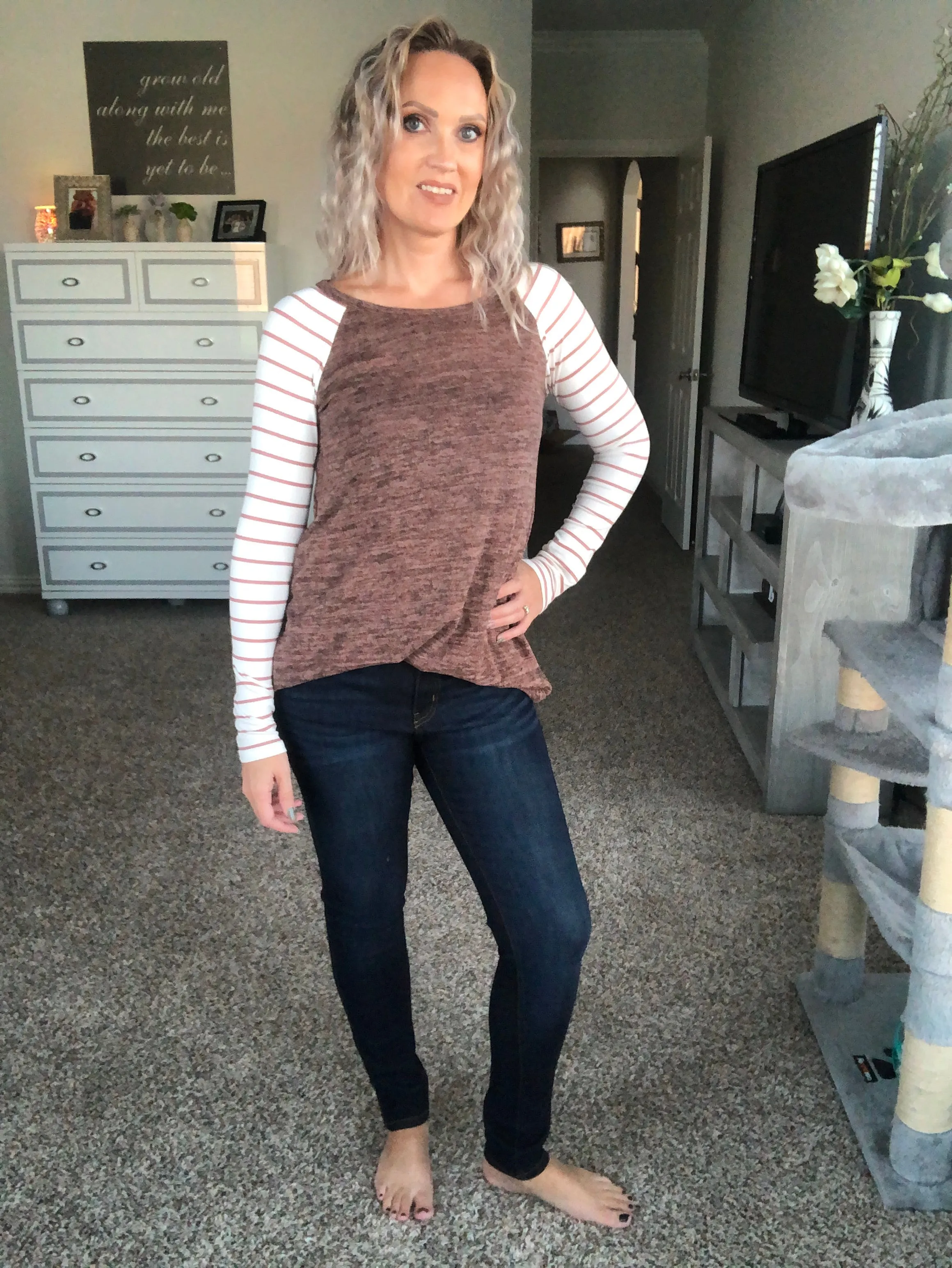 Striped Sleeved Best Seller Tunic