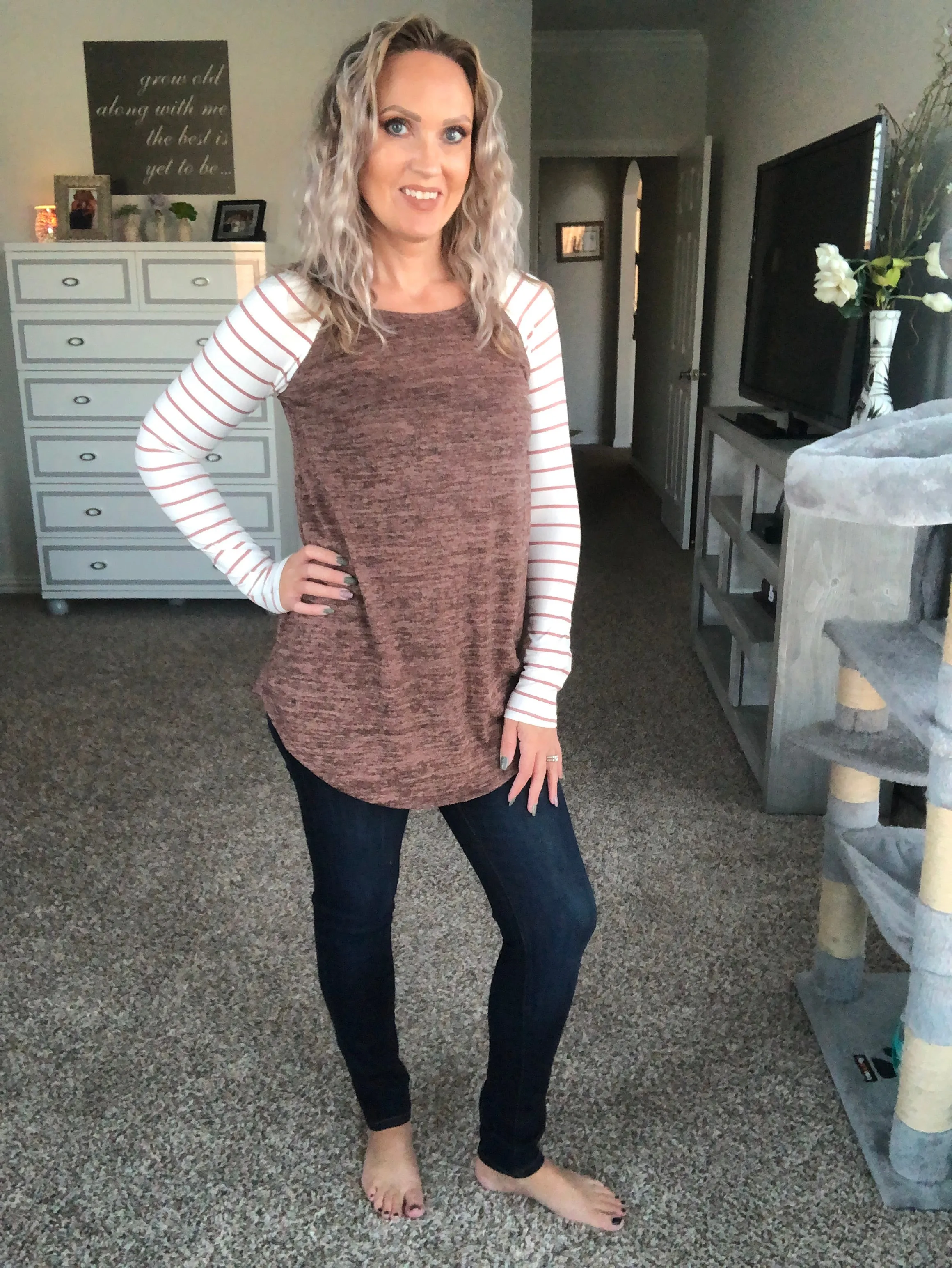 Striped Sleeved Best Seller Tunic