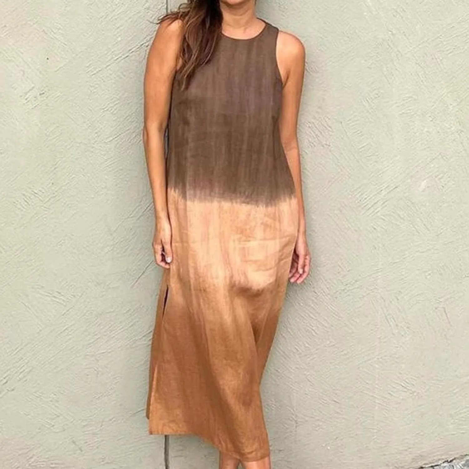 Summer Beach Dress Strapless Long Dress for Women Long Summer Dress Shift Maxi Dress Flowy Loose Vacation Dresses
