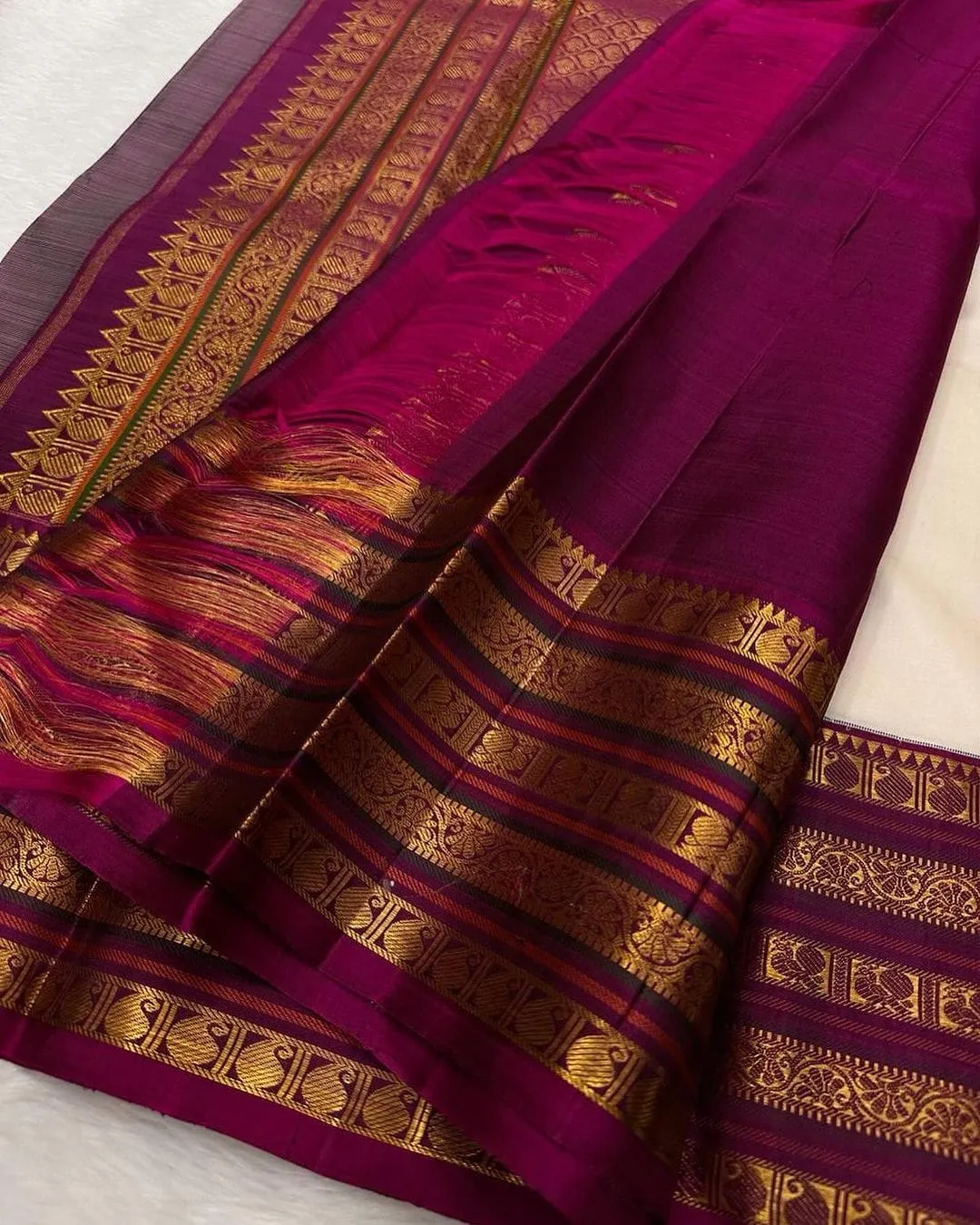 Sumptuous Off White Soft Silk Saree With Phenomenal Blouse Piece