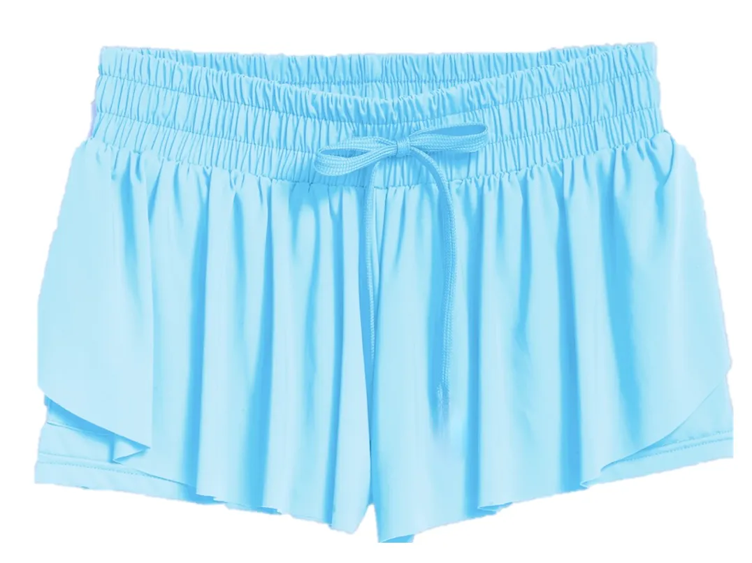 Suzette - Fly Away Shorts - Baby Blue