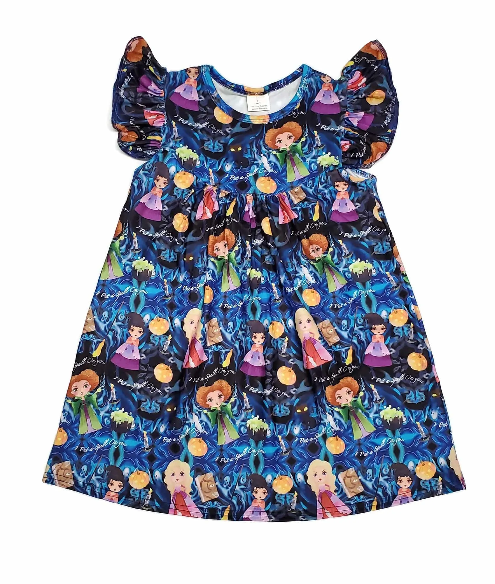 The Sisters Milk Silk Flutter Dress