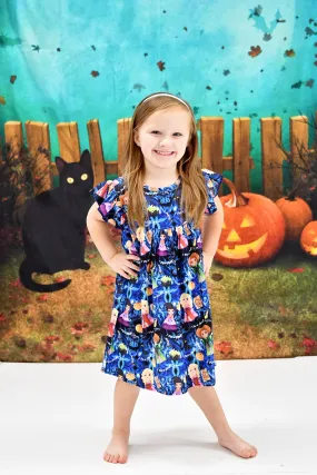 The Sisters Milk Silk Flutter Dress
