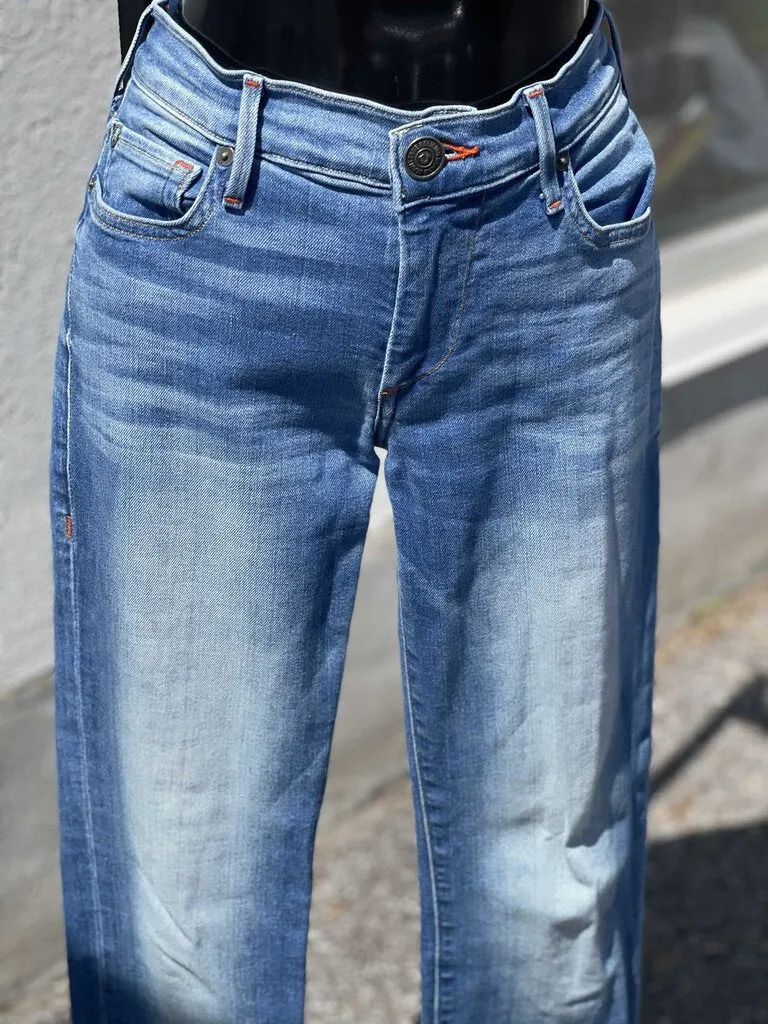 True Religion Cora Mid Rise Straight Jeans 27(Stretchy)
