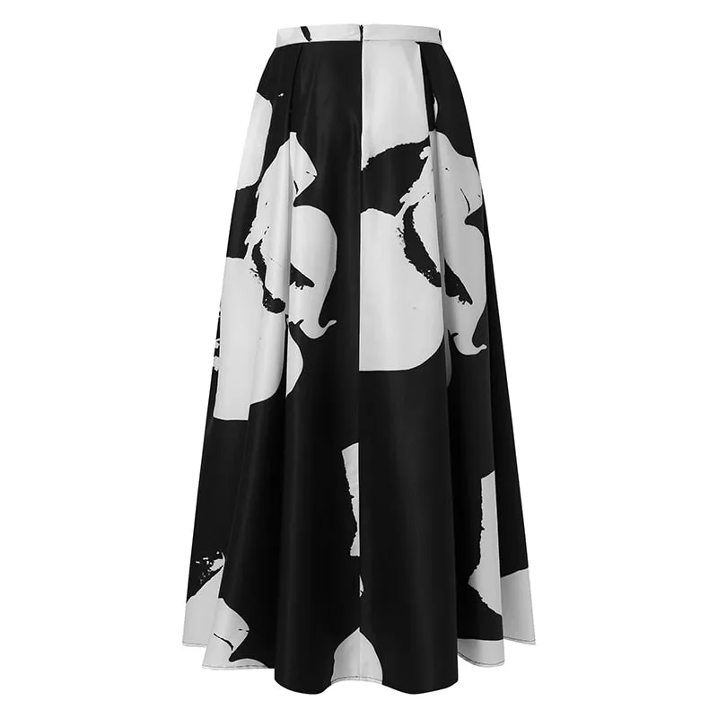 Vintage Bohemian High Waist Maxi Skirt