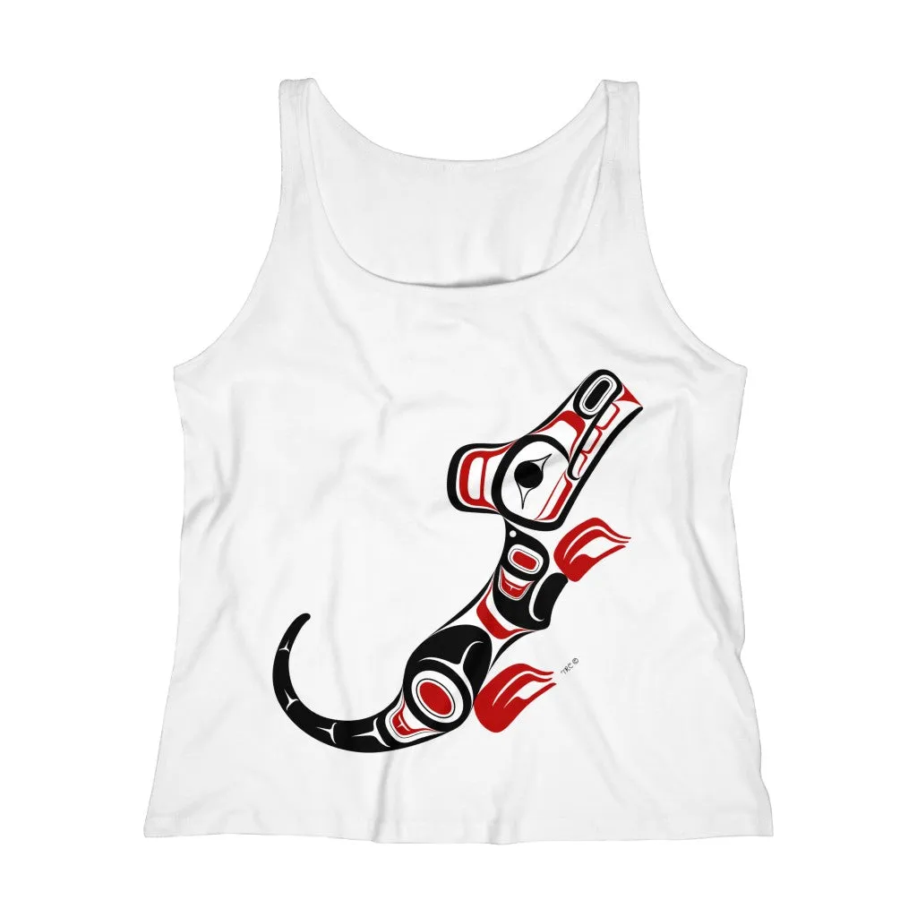 Wolf Relaxed Jersey Tank Top
