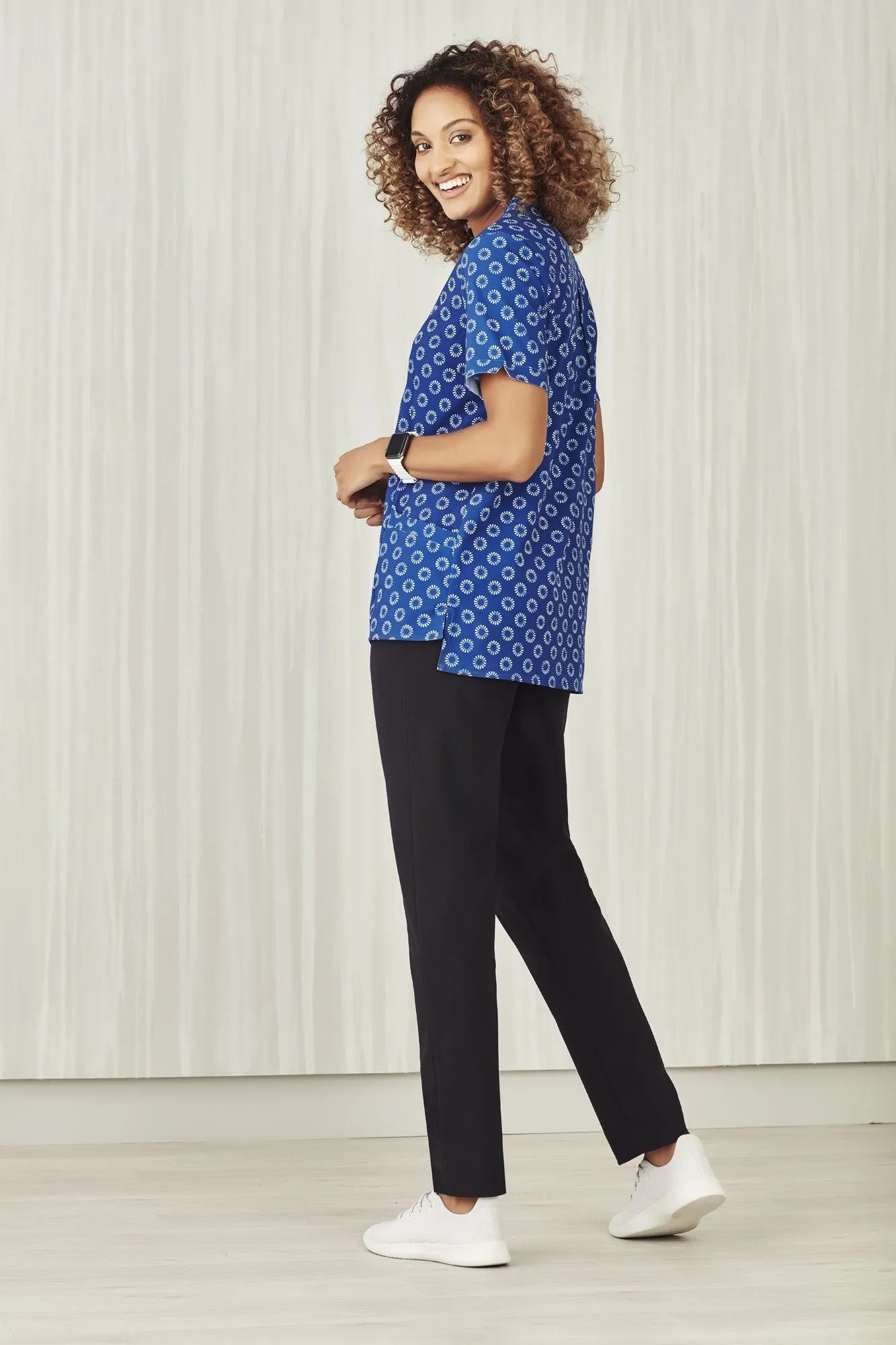 Womens Easy Stretch Daisy Print Tunic