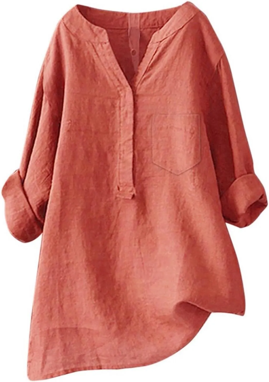 Womens Summer Tops Cotton Linen Lightweight 2025 v Neck Button Down Shirts Fashion Soft Work Beach Outfits
