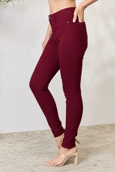 YMI Hyperstretch Skinnies (Dark wine)